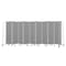 National Public Seating Room Divider, 6' Height, 9 Sections, Grey Panels and Grey Frame RDG6-9PT02 - alternate 7
